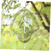 Angel Wind Spinners for Yard and Garden Decor, 3D Metal Wind Spinner Outdoor
