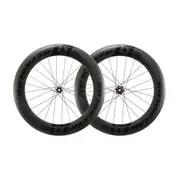 Reynolds-Cycling Blacklabel 80 Expert Carbon Disc Wheelset - Black Size Shimano HG