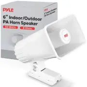 Indoor / Outdoor PA Horn Speaker - 6” Portable PA Speaker with 8 Ohms