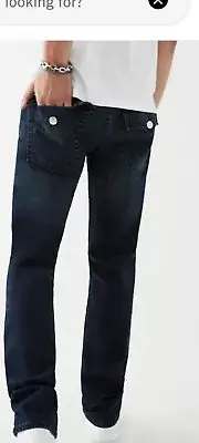 True Religion Men's Geno Slim Fit Jeans, Size 33W32L NWT MSRP: $199