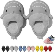 [Jfxgjuv] Sharklas Originales Kids, Sharklas Polares, Summer and Winter Shark Slides, Detachable Soft-Soled Warm Non-Slip Slippers, Comfy Waterproof Slides