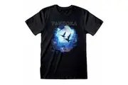 Avatar Unisex Adult Pandora T-Shirt (Black/Blue) (L)