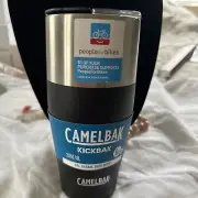 New Camelbak Kickbak 20oz Vacuum Insulated Splash Proof BPA,BPS,&BPF Free Black