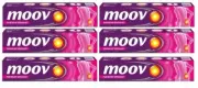 6 x 50g (Total 300g) MOOV Cream Ayurvedic Ointment Tube- Relieves muscle pain
