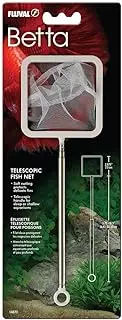 Fluval Betta Telescopic Fish Net, Extenable Fine Mesh Fish Net for Aquariums