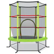 Costway 5.3FT Kids Trampoline Bouncer Jumping Trampolines Green