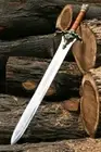 Conan the Barbarian Father's Sword Carbon Steel Movie Replica Battle Ready Gift