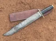 Custom Handmade Texas Ranger R P Bowie Knife Rezin Bowie Museum Replica