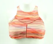 Prana Womens Sz XL Swim top Peach Bonita Azra Halter Racer Back Nwt $65