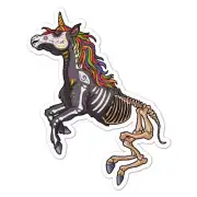 Day Of The Dead Unicorn, Vinyl Decal Sticker, Indoor Outdoor, 3 Sizes, #8067