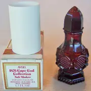 Vintage Avon Cape Cod "SALT SHAKER" Ruby Red Glass, Topaze Cologne - Brand NEW!