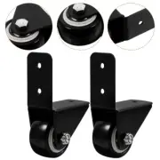 2 Pcs Silent Casters Dresser Drawer Wheels Replacement Shopping Work