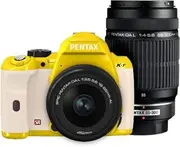 PENTAX Digital SLR Camera K-r W Zoom Kit Yellow/White 059 K-rWZK YE/WH059