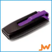 Verbatim V3 USB Drive 16GB USB Flash Drive USB-A Black, Violet