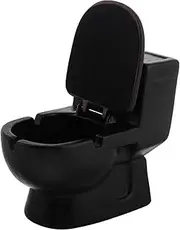 Cabilock Retro Ceramic Toilet Ashtray Small Ashtray for Women Home Decor Unique Smoking Ash Tray