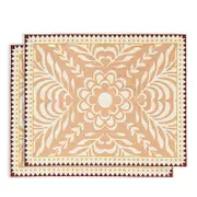 La DoubleJ Antique Herringbone Placemat, Set of 2