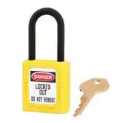 Master Lock 406YLW Lockout Padlock KD Yellow 1-3/4"H