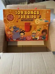 109 Songs For Kids Activity Kit 4 Music CD's, Puzzles,50+ Stickers,Coloring Book