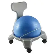 Fabrication Enterprises 30-1795 38 cm Cando Plastic Mobile Ball Chair with Ba...