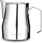 Easywork Espresso Steaming Pitcher 450ml Stainless Steel Coffee Frothing Picther Milk Jug Cup Cappuccino Latte Art Cup