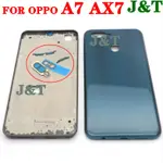 適用於 OPPO A7 AX7 CPH1903 LCD 前中框後電池蓋外殼相機鏡頭開關按鈕