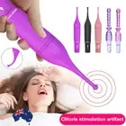 Thrusting Stimulator Dildo G-Spot Licking Vibrator Clit Wearable Stick Sex Toy