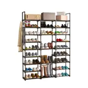 Soga 21-shelf Shoe Storage Organiser With Handle Black