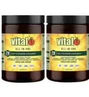 SALE! 2X Vital Greens All In One Lemon & Ginger 240g - RRP $118