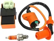 Coil Packs Set Box Ignition Rectifier Ignition Coil For GY6 50cc 125cc Moped Scooter Atv Go Carts Ignition Coil(Set)