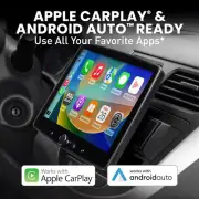 ELiTE CAR AUDIO 10.1” FLOATING 1-DIN ANDROID 13 SYSTEM w/ WIRELESS APPLE CARPLAY