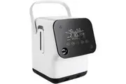 Portable Home Oxygen Concentrator 17L/min 90% High Purity, Quiet Operation 48dB, LED Display, Remote Control, Built-in Nebulizer & Ionizer Ideal for Daily Home Oxygen Therapy