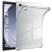 Samsung Galaxy Tab A9+ (11") Premium Thin Transparent Clear TPU Gel Case by MEZON (SM-X210, X216) – Anti Scratch, Shock Absorption – FREE EXPRESS