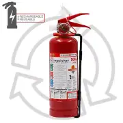Fire Extinguisher Rechargeable Home Kitchen Car 500gr 1.1 lbs Portable ABC Class