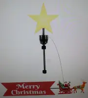 NEW IN BOX MR CHRISTMAS ANIMATED TREE TOPPER SANTA'S SLEIGH 49415