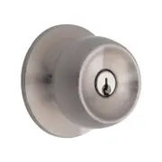 Lane Satin Stainless Steel Atrium Entry Knobset