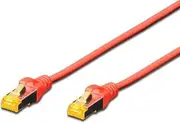 S/FTP CAT6A 1M Red Snagless Brand