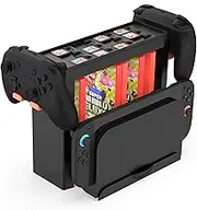 Game Disc Storage Rack Base for Switch 2, Universal Disc Organizer Stand, Can Store Game Cards 12 and 15 Game Cases (Base Charger Not Included)