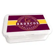 Brisbane Broncos NRL Bento Snack Container Lunch Box