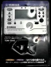 Yamaha Tuner Metronome TDM-75A2 – Set includes TM-20BKBK tuner microphone