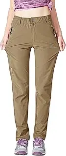 [Rdruko] Women's Outdoor Hiking Pants Lightweight Quick Dry Water Resistant Travel Fishing Pants with Pockets