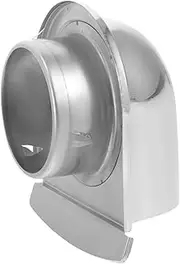 U-Shape Wall Mount Exhaust Vent Cover Stainless Steel Mesh Outdoor Vent Cap for Range Hoods