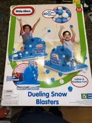 Little Tikes Dueling Snowball Blasters - Terrific Holiday Gift Ages 3 - 6 NEW