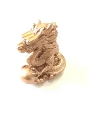 2024 LUCKY CHINESE YEAR OF THE GOLDEN DRAGON STATUE FIGURINE