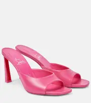 [Christian Louboutin] Christian Louboutin Condora 85 leather mules AU 7 pink