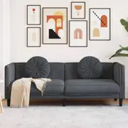 Sofa with Cushions Settee Couch with Wooden Frame Living Room Bedoom vidaXL