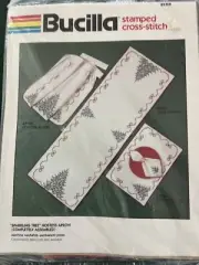 Bucilla stamped Cross Stitch Kit “Hostess Apron”