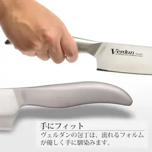 【下村工業/日本製】Verdun S 不鏽鋼 三德刀 一體成型 三德包丁 菜刀
