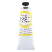 Gamblin 1980 Oil Colors Cadmium Yellow Medium 37ml Student Grade Paint Tube