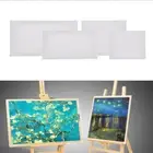 Stretched Canvas Board Panel Painting Canvas for Oil Acrylic Paints Wood Frame