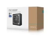 DeepCool PX1000P 1000W 80+ Platinum/Cybenetics ATX Power Supply, 120mm Fan, Japanese Capacitors, Semi-Digital, Interleaved PFC, Full-Bridge LLC + DC R-PXA00P-FC0B-AU